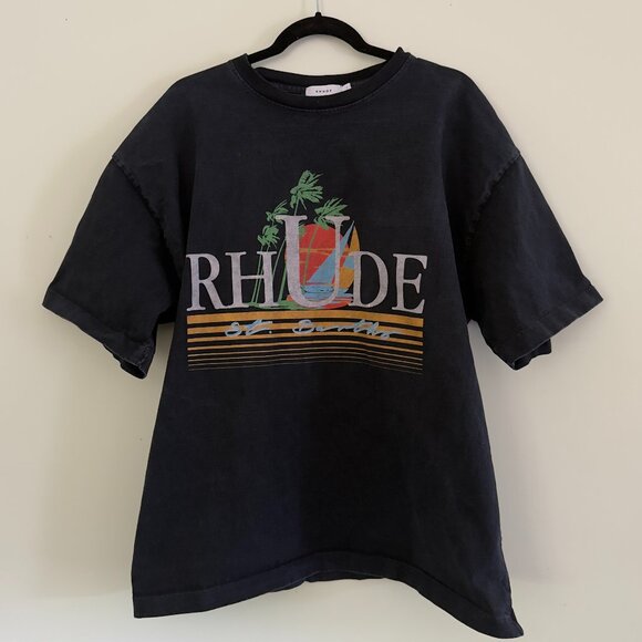 RHUDE St. Barths Sunset T-Shirt - Picture 1 of 2